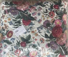 3314278 Pottery Barn Margeaux Floral Reversible Quilt - King/cal New