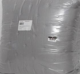 3375545 Pottery Barn Tencel Tufted Quilt King/cal.king 92 Inch L X 108 W Gray Mist New