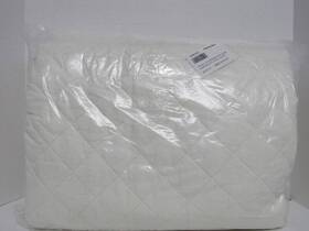 3688427 Pottery Barn Belgian Flax Linen Diamond Quilt Twin/twinxl Classic Ivory New
