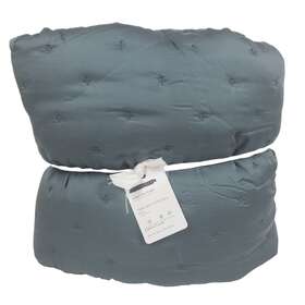 3731265 Pottery Barn Tencel King/cal King Quilt Inch Steel Blue - Open Box