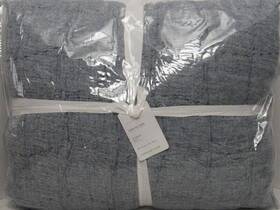 4010791 Pottery Barn Cloud Quilt King/calking Steel Blue Color Nwt