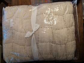 462568 Pottery Barn Cloud Quilt - Full/queen Flax Color-open Box