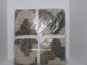 4835618 Pottery Barn Wesley Reversible Cotton Quilt Full Queen Loden Multi Nwot
