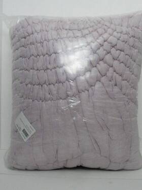 4836613 Pottery Barn Teen Cream Puff Microfiber Quilt Twin/twin Xl Gray Lilac Color New