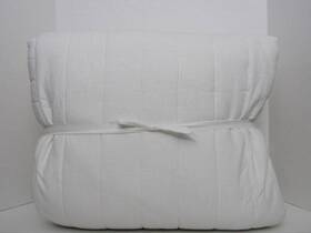 516840 Pottery Barn European Flax Linen Cotton Channel Stitch Quilt King/cal.king New