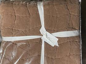 5312049 Pottery Barn Cozy Cloud Handcrafted Quilt - Full/queen F/q Rosewood New