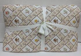 6185779 Pottery Barn Julia Berolzheimer Trellis Handcrafted Reversible Bea Quilt F/q