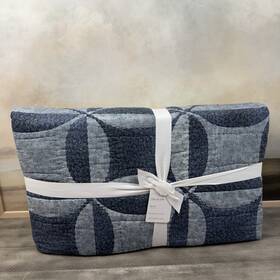 6201141 Pottery Barn Harper Wedding Ring Patchwork Quilt Reversible King/cal King Nwt