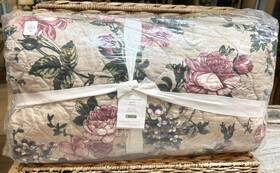 6330228 Pottery Barn Adelise Floral Reversible Full Queen Quilt Fq New In Bag