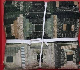 6459855 Pottery Barn Jaxson Reversible Quilt King/cal.king Green Multi New