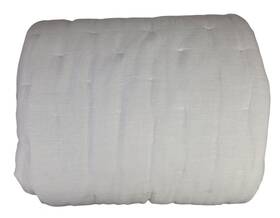 7275312 Pottery Barn Everyday Linen Comfort Quilt- King/cal King-white-ob Read