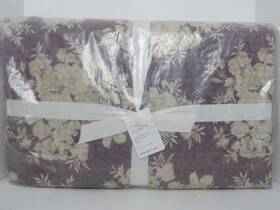 7310747 Pottery Barn Juliette Toile Handcrafted Reversible Pick-stitch F/q Quilt Nwt