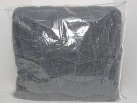 7877804 Pottery Barn Cozy Cloud Handcrafted Quilt Full Queen Steel Blue Color New