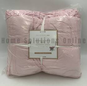 8266569 Pottery Barn Teen Macaron Ruffle Cotton Voile Quilt Pink Twin #z1269