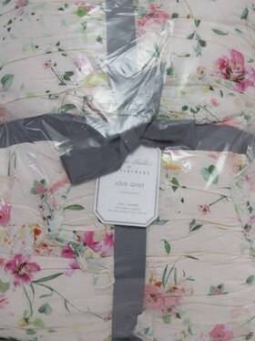 866270 Pottery Barn Monique Lhuillier Jolie Quilt Full Queen 86 Inch X Multicolored Nwt