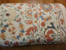 8786648 Pottery Barn Penelope Handcrafted Quilt F/q Warm Multi