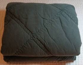 9034429 Pottery Barn Teen Washed Rapids Quilt Twin/xl Twin Olive Nwt
