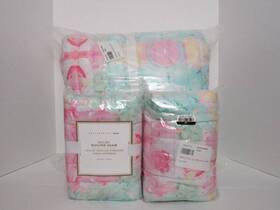 9150227 Pottery Barn Teen Malibu Quilt Full Queen And 2 Standard. Shams Multi-color New