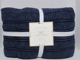 9320395 Pottery Barn Teen Rocker Quilt Twin/twin Xl Navy Nwt