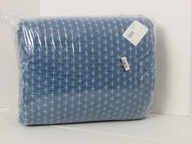 952215 Pottery Barn Teen Denim Stitch Quilt Full Queen Blue New