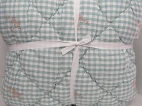 9604769 Pottery Barn Teen Quincy Embroidered Quilt Full Queen Green/multi New