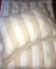 Pottery Barn Jamie Stripe Twin Size Comforter Quilted Standard Sham