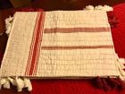Pottery Barn Nellie Tassel Placemats New With Red