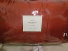 Pottery Barn Olivia Foundations Silk Quilt King Red Nesting