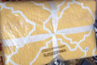 Pottery Barn Trisha Geo Quilt Set Honey Gold King Shams