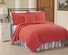 Pqw1492coq American Traditions French Tile Quilt Coral 783048924261