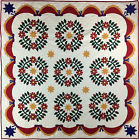 Q 1974 Lancaster County Quilting Creations Incredible Hand Applique Presidents Wreath Finished