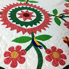 Q-1979 Lancaster County Quilting Creations Floral Sun Burst Hand Applique Finished