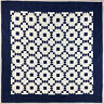 2087 Q Lancaster County Quilting Creations Blue White Single Irish Chain Patchwork