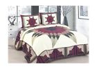 Q16905-q Q16905 - Q American Hometex Cabin Star Quilt Set Queen 783303122791
