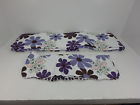 Q17-9 Elegant Home Decor Multicolor Floral Design Purple Brown 045635852006