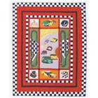 Qkrccr Patch Magic Racecar Quilt 713639045662