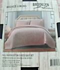 Qs2307pkfq2641 Brooklyn Loom Sand Washed Cotton Quilt Set New Extra Soft