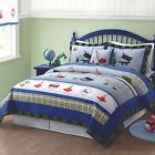 Qs3752fq-2300 My World Trucks At Work Quilt Set 783048635761