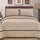 Qs4313-wr Chic Home Birmingham Quilt Set