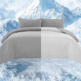 Quataly 731723944141 Cooling Comforter Set With Sheets&pillowcases Blanket For Hot Sleeper