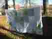 Quilt-84x84-batted-n-tied Handmade Heirloom-gorgeous Green Treasure-chenille Too