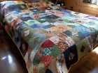 003-guy Quilt Backing-queen 86" Yellow Handmade Square Size-86"