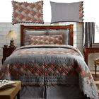 Quilt Hill Beacon King 5-6pc Bed Queen Modern Pillowcase Patch Country Set Sham