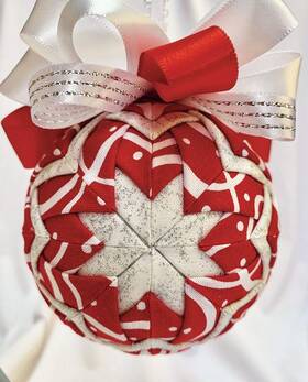 Orn332 Quilt Magic Sew Ornament Kit Peppermint Candy