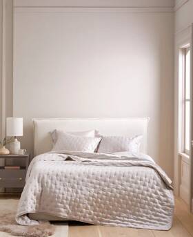 20316 Quince Nwt Organic Bamboo Dream Quilt Set King Cal Sand Silky Gorgeous