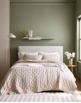 5064 Quince Nwt European Linen Dream Quilt Set Sand King Cal Msrp 234 Sold Out