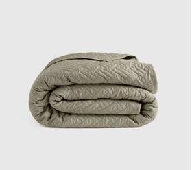 5894 Quince Nwt Organic Cotton Basketweave Quilt Only Full Queen Dried Sage Msrp 150