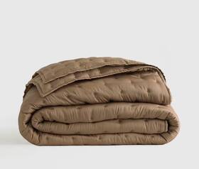 76514 Quince Nwt Organic Bamboo Dream Quilt Only Full / Queen Walnut