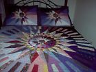Qvc King Spectrum Mariners Star Quilt And Shams New