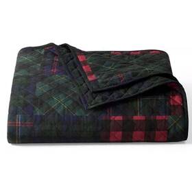 Ralph Lauren 600979173001 Polo Home Hadley Diamond Stitch Multi Plaid Bed Cover Quilt King